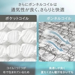 脚付マットレス シングルベッドの画像