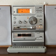 ジャンク品 SONY ミニコンポ CMT-J100　MD ラジオ...