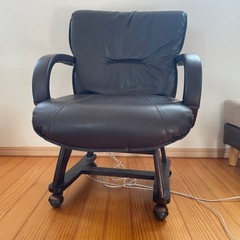 値下げ⭐︎ダイニングチェア　1人がけ椅子ソファのように座りやすいです！の画像