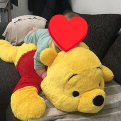 特大　プーさん　ぬいぐるみの画像