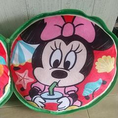 ミッキーandミニー★スイカ クッションの画像