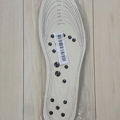 【新品未使用】磁気マッサージ付きインソールの画像