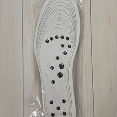 【新品未使用】磁気マッサージ付きインソール