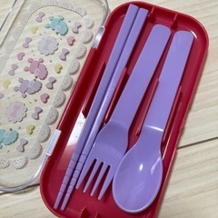 水筒　カラトリーの画像