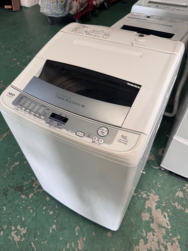 今月末まで⚠️大容量☆AQUA☆2017年製☆9kg☆洗濯機☆格安☆中古☆配達相談可能☆早い者勝ち新生活に♪