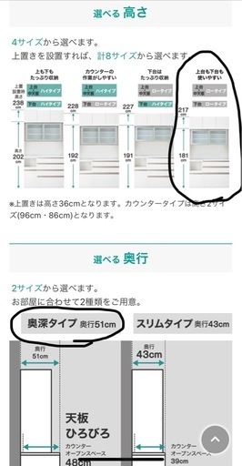 ニトリ　キッチンボード　120センチ　リガーレ