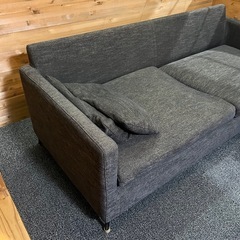 リラックスフォーム RELAX FORM 3人掛けソファー ファブリック オットマン付 幅約195cm の画像