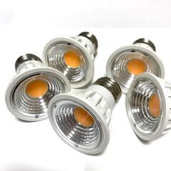 展示・撮影用照明 LED電球 E26 2300K 5個セット