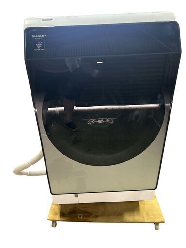 【美品】ドラム式洗濯乾燥機 洗濯11kg 乾燥6kg 左開き シャープ ES-W113-SL 20年製 家電 洗乾 洗濯機