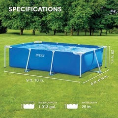 【新品・未開封】インテックス プール カバー　3m×2m×75cmの画像