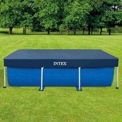 【新品・未開封】インテックス プール カバー　3m×2m×75cmの画像