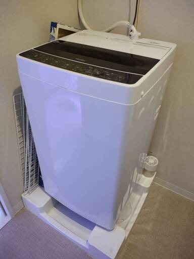 交渉中①【使用期間1年未満】新生活応援！洗濯機５．５リットル■ハイアール２０２０年製（試用期間３年未満）