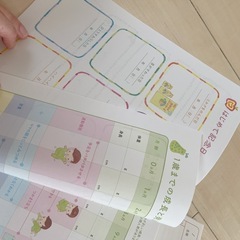 【子供服フリマ有】  赤ちゃん ダイアリー 授乳 体調記録 の画像