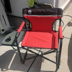 コールマン　チェア　サイドテーブル付き
