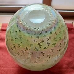 レトロ　クラフトグラス 花瓶 花器　　ガーデニングの画像