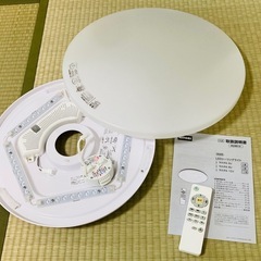 【美品/リモコン・説明書付き】ニトリ LEDシーリングライト 6畳用の画像
