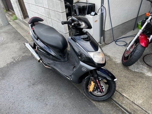 シグナス　機関良好　マフラーカスタム