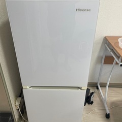 冷蔵庫2ドア 134L 右開き　ハイセンス