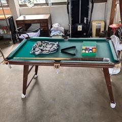 ビリヤードセット 台 キュー ボール カバー付き