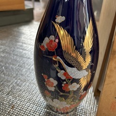 昭和レトロ　城山窯花瓶の画像