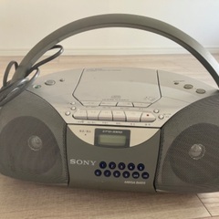 昭和家電　SONYのCDラジカセ