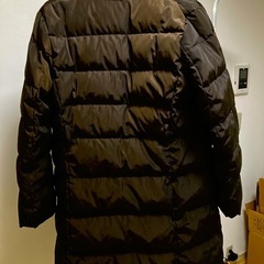 UNIQLO ロングダウンコート/カーキ /Lサイズの画像