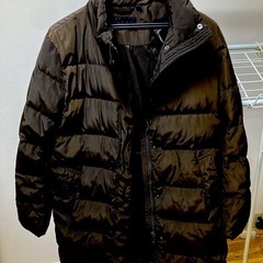 UNIQLO ロングダウンコート/カーキ /Lサイズ