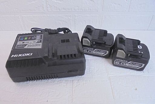 日立工機 14.4V コードレスセーバソー CR14DSL 充電器、バッテリ(BSL1460 14.4V 6.0Ah)2個付き 電動工具 HITACHI 札幌市 白石店