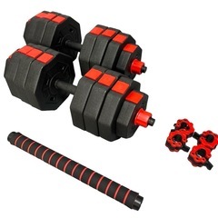 Wout 可変式ダンベル 20kg×2個 筋トレ 肉体改造 ダイ...