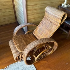 籐　椅子　チェア