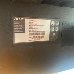 パソコン　モニター｜ディスプレイ　acer の画像