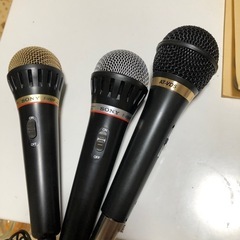カラオケのソニーマイク3本の画像