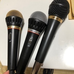 カラオケのソニーマイク3本の画像