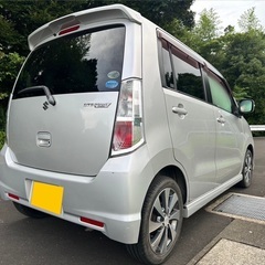 低走行8万キロ台☆月々8千円〜分割払い可‼️ 車検2年付き！【名義変更代込み】☆スズキ ワゴンRスティングレーT☆ターボ搭載エンジン☆パドルシフト☆HDDナビ付き☆走行中DVD見れます☆ETC付き☆プッシュスタート☆ドライブレコーダー付きのフル装備☆純正アルミ☆そのまま乗って帰れます！の画像