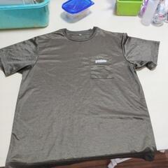 🎣釣具　がまかつの速乾Tシャツ　Lサイズ　オリーブ色