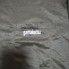 🎣釣具　がまかつの速乾Tシャツ　Lサイズ　オリーブ色の画像