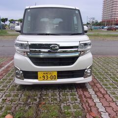 ダイハツ タントカスタム インタークーラーターボ RS 白