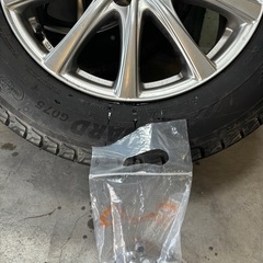 YOKOHAMA アイスガード　225/65R17 製造年21年　アルミホイール付き4本セット！ナット付きの画像
