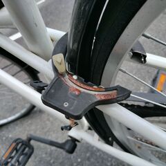 27インチ　６段変速　自転車　※前後パンク　現状渡しの画像