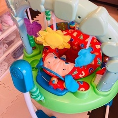 Fisher price(フィッシャープライス) バイリンガル・ジャンパルー(日本語・英語)＋転倒・衝撃防止ハチ(おまけ付)　　の画像