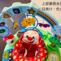 Fisher price(フィッシャープライス) バイリンガル・ジャンパルー(日本語・英語)＋転倒・衝撃防止ハチ(おまけ付)　　の画像