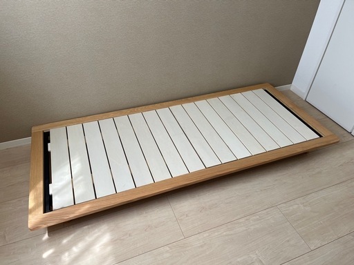 無印良品　ベッドフレーム　ナチュラル　スモールサイズ　フレームのみ