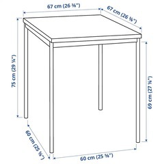 IKEA サンドスベリ（机1点、椅子2点）の画像