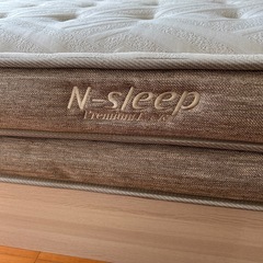 ダブルベッド（引き出し付き）&N sleepマットレスの画像