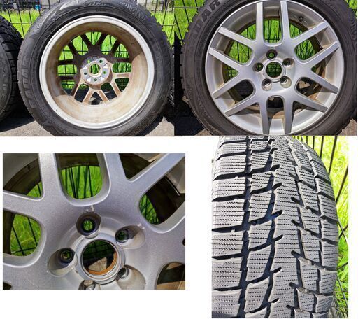 スタッドレスタイヤ　タイヤ＋ホイール 205/55R16 ４本セット