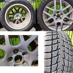 スタッドレスタイヤ　タイヤ＋ホイール 205/55R16 ４本セット