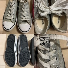 【３足+おまけ１足】　キッズシューズ 19cm 19.5 20cm converse GAP ampersand レインブーツ　の画像