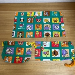 アンパンマンコップ入れ等（ハンドメイド）