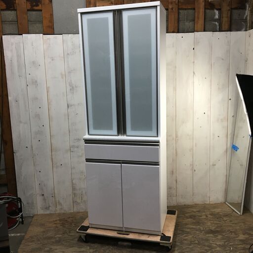 NITORI ニトリ ダイニングボード アルミナ２ 高さ200cm 食器棚 キッチンボード 24h菊TK