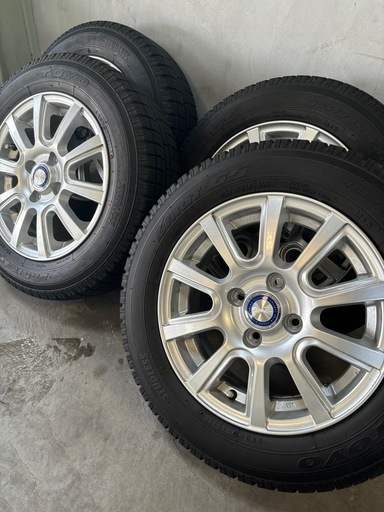 TOYO GARIT G5 165/70R14 PCD100×4穴　アルミホイール4本セット！
